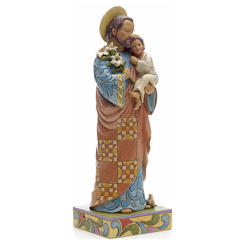 Figurine de St Joseph à l'enfant de Jim Shore 3