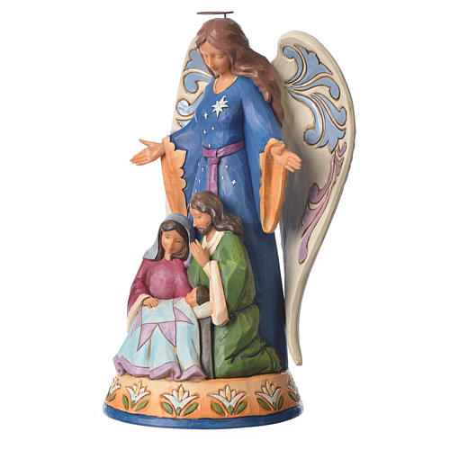 Jim Shore - Angel with Holy Family 23x16cm figurine 2
