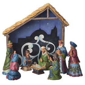 Jim Shore - Pint Nativity Set 13cm figurines, 9 pcs