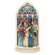 Jim Shore - Holy Family by Cathedral Window (Sainte Famille) s1