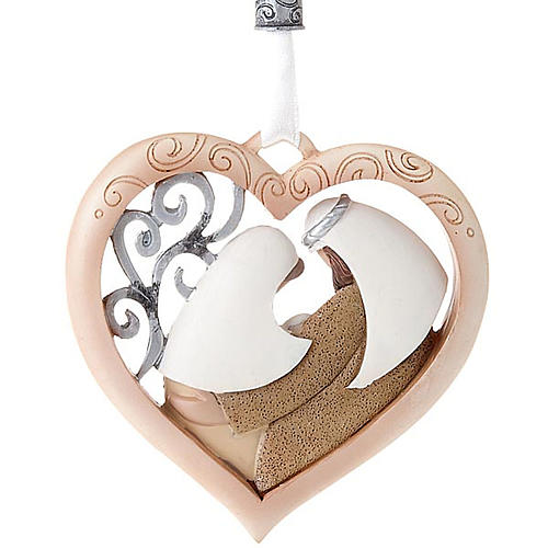 Nativity ornament heart shaped Legacy of Love 2