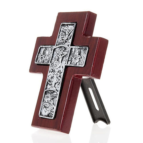 Wooden cross with stand 3