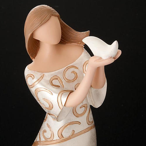 Friendship figurine woman with dove Legacy of Love 3