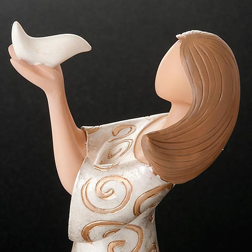 Friendship figurine woman with dove Legacy of Love 4