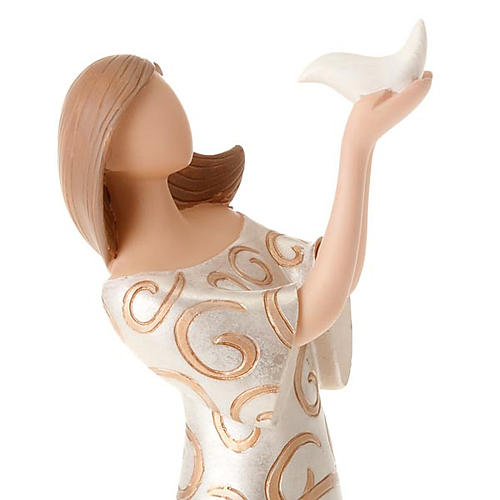 Friendship figurine woman with dove Legacy of Love 6