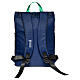 Blue empty backpack of the 2025 Jubilee pilgrim's kit s15