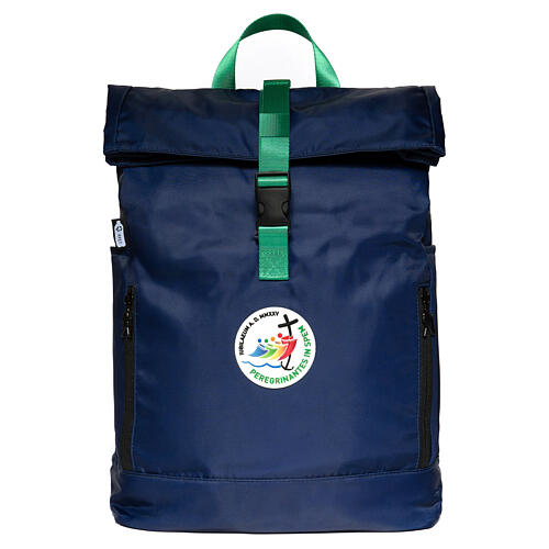 Zaino blu vuoto kit del pellegrino Giubileo 2025 1