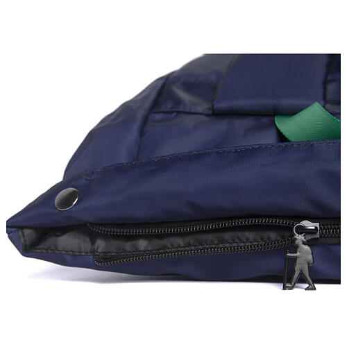 Zaino blu vuoto kit del pellegrino Giubileo 2025 13