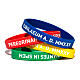 Set of 4 silicone bracelets, 2025 Jubilee pilgrim's kit s1