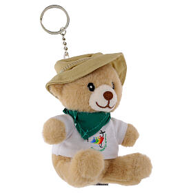 Porte-clé peluche 7 cm Jubilé 2025 kit du pèlerin