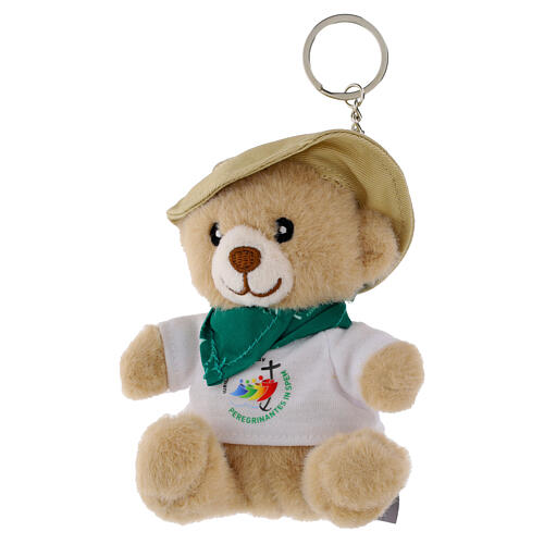 Plush bear keychain 7 cm Jubilee 2025 pilgrim kit 3