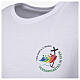 White t-shirt with colour print of the 2025 Jubilee logo, pilgrim's kit s3