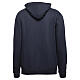 Blue hooded sweatshirt for the Jubilee 2025 pilgrim kit with thick print s5