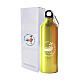 Yellow aluminium water bottle, 2025 Jubilee pilgrim's kit s3