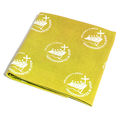 Yellow bandana, 2025 Jubilee pilgrim's kit 1