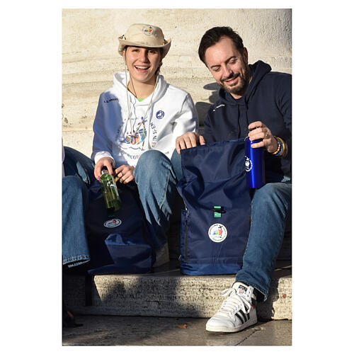 Orange recycled plastic bottle Jubilee 2025 pilgrim kit 2