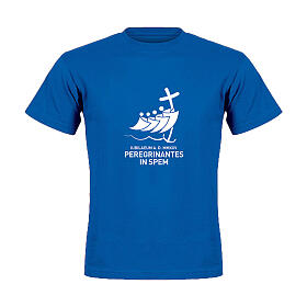 Camiseta azul logótipo oficial Jubileu 2025