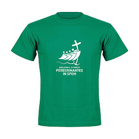 Camiseta color verde logotipo oficial blanco Jubileo 2025