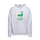 Sweat à capuche blanc logo officiel vert Jubilé 2025 s1