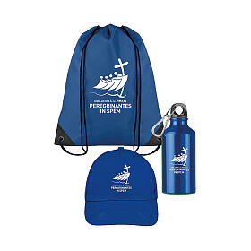 Blue Pilgrim kit for groups with Jubilee 2025 logo