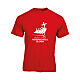 T-shirt rouge pour enfant logo officiel Jubilé 2025 s1