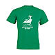 Kids' t-shirt for Jubilee 2025, green with white logo s1