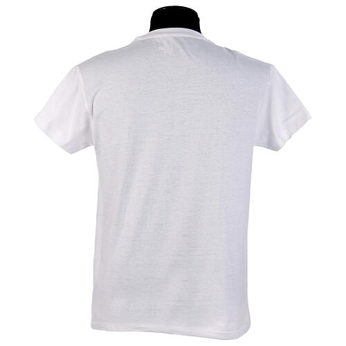 T-shirt cotone logo Giubileo 2025 stampato 4
