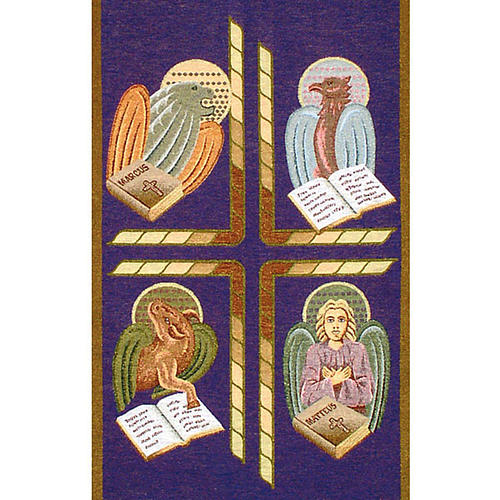 Lectern cover, 4 evangelists 2
