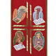 Lectern cover, 4 evangelists s5