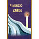 Lectern Cover "Rinuncio Credo", purple or white  s2