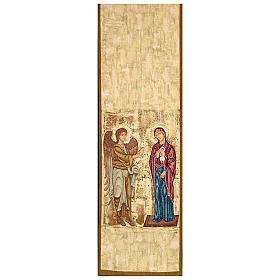 Lectern cover, Annunciation gold background