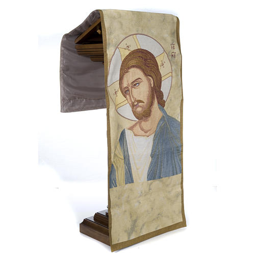 Christ lectern cover 3