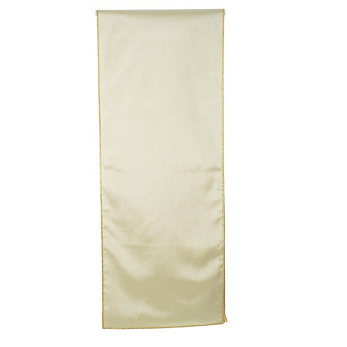 Lectern Cover, Marian symbol and flowers, shantung 2