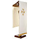Lectern Cover, embroidered golden cross with glass bead s8