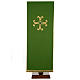 Gold cross pulpit cover with glass insert s1
