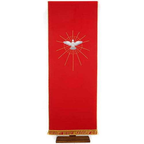 Welon na pulpit czerwony Duch Święty i promienie 1