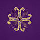 Lectern Cover, embroidered 3 golden crosses with glass beads s5