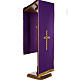 Lectern Cover, embroidered twisted cross s5