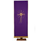 Pulpit cover with embroidered IHS and halo of rays s1