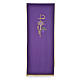 Lectern Cover in polyester, Chi Rho, chalice, host, wheat s8