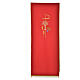 Lectern Cover in polyester, Chi Rho, chalice, host, wheat s10