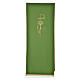 Lectern Cover in polyester, Chi Rho, chalice, host, wheat s11