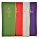 Lectern Cover in polyester, cross, Chi Rho, IHS, Alpha Omega s1