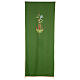 Lectern Cover in polyester, cross, Alpha Omega, flames s3