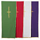 Lectern Cover in polyester with stylized cross s1