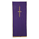 Lectern Cover in polyester with stylized cross s5