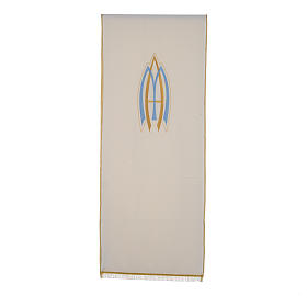 Pultbehang Mariensymbol aus Polyester