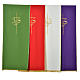 Pulpit cover with IHS and cross, polyester s6