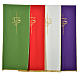 Pulpit cover with IHS and cross, polyester s1