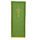 Pulpit cover with IHS cross ears of wheat, polyester s5